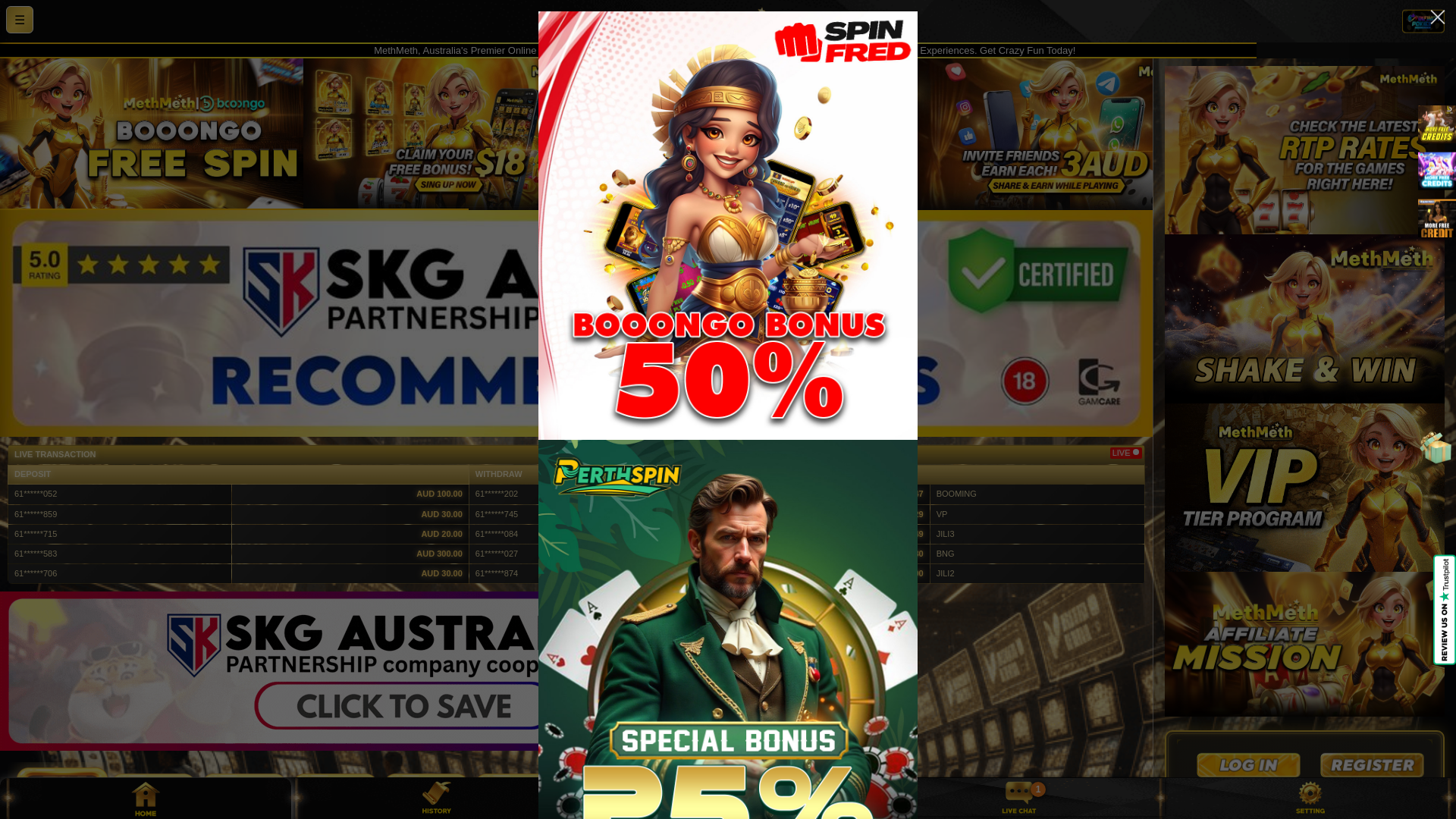 website screenshot of https://methmeth.site/