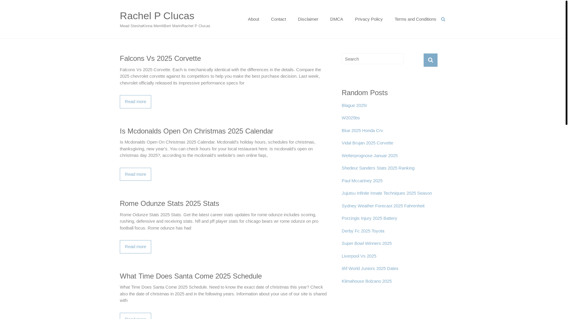 website screenshot of https://rachelpclucas.pages.dev/