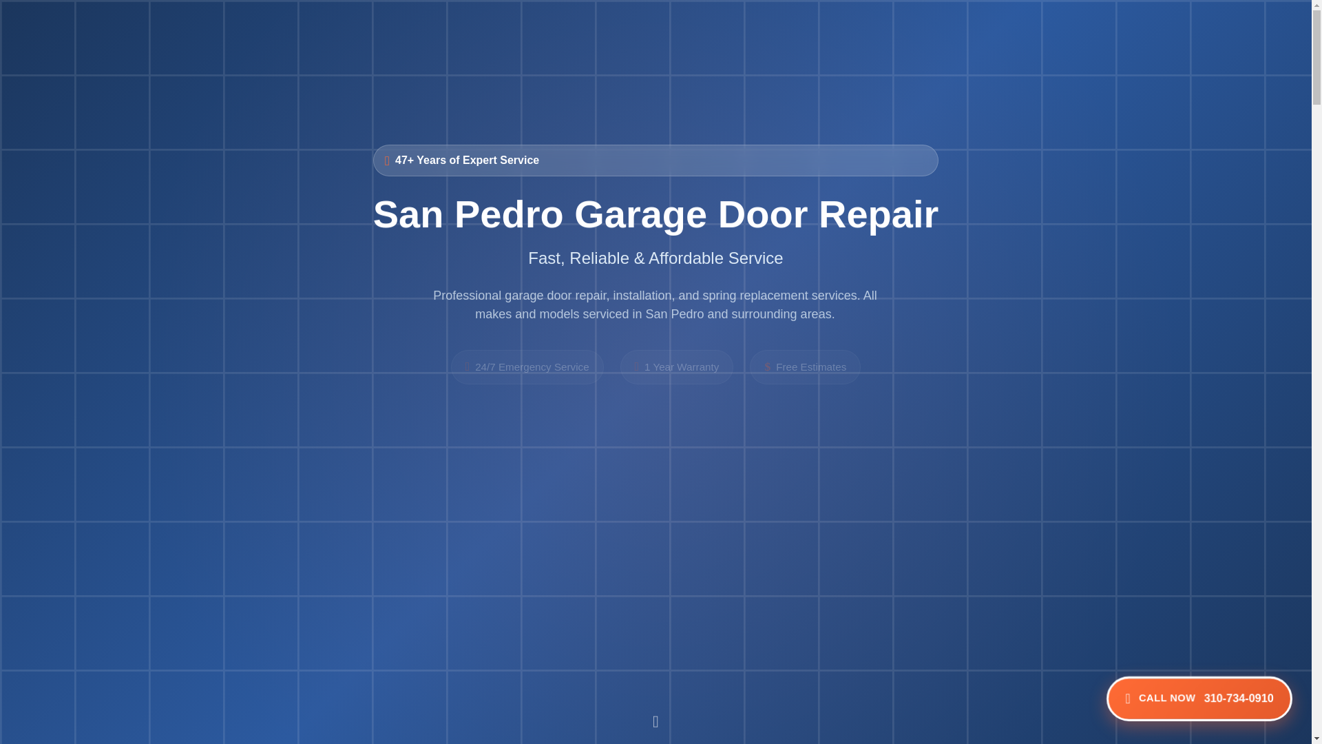 website screenshot of https://garage-door-repair-sanpedro.pages.dev/
