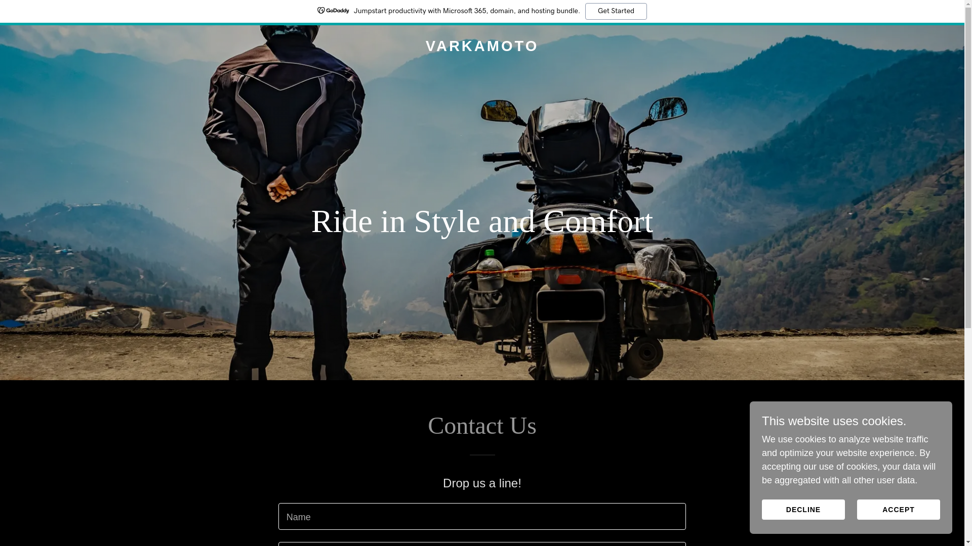website screenshot of https://varkamoto.com/