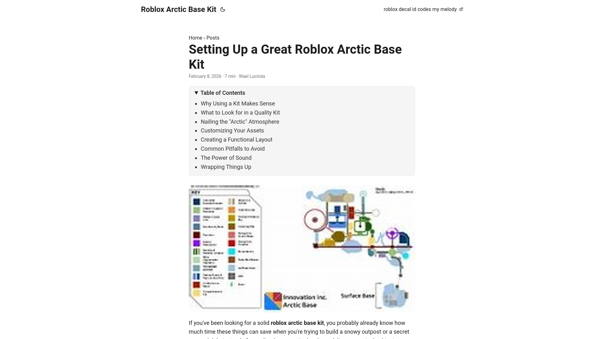 website screenshot of https://roblox-arctic-base-kit.pages.dev/