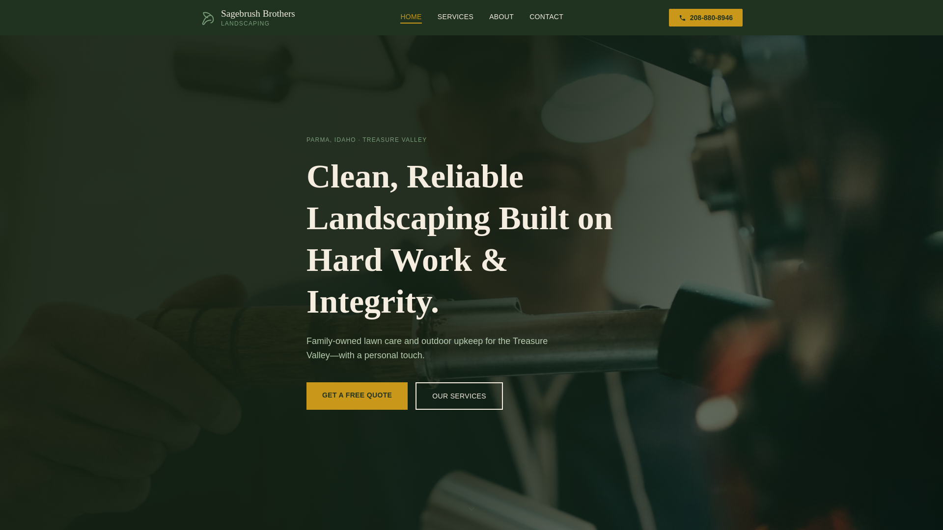 website screenshot of https://sagebrush-brothers-demo.pages.dev/