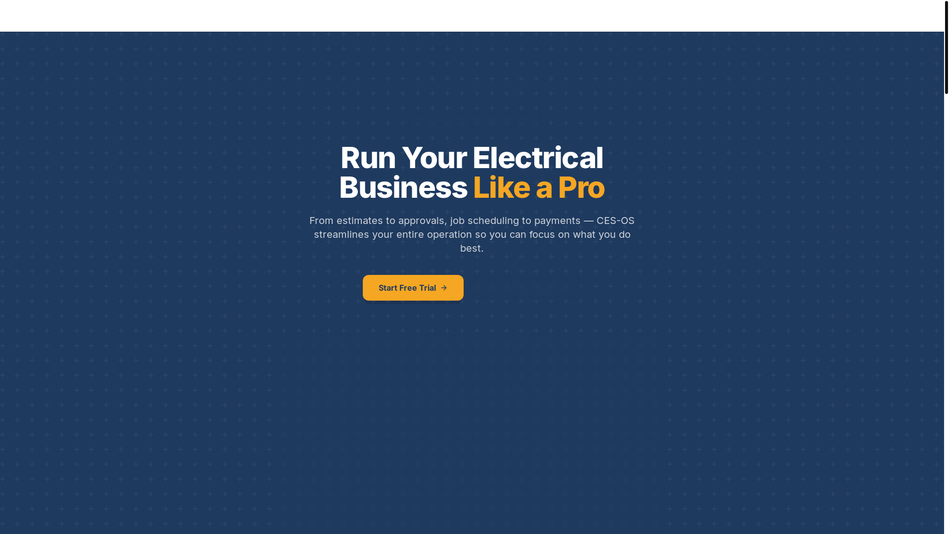 website screenshot of https://ces-os.com/