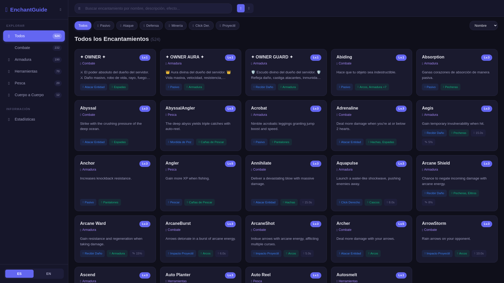 website screenshot of https://voriam-enchantments.pages.dev/