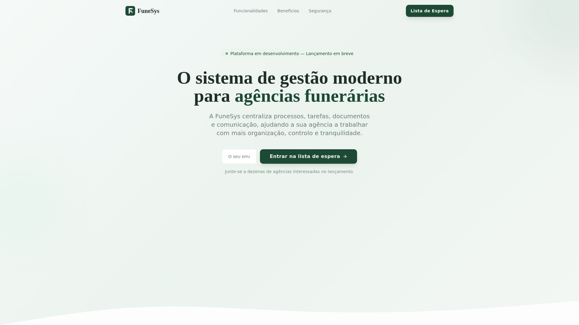 website screenshot of https://funesys-website.pages.dev/