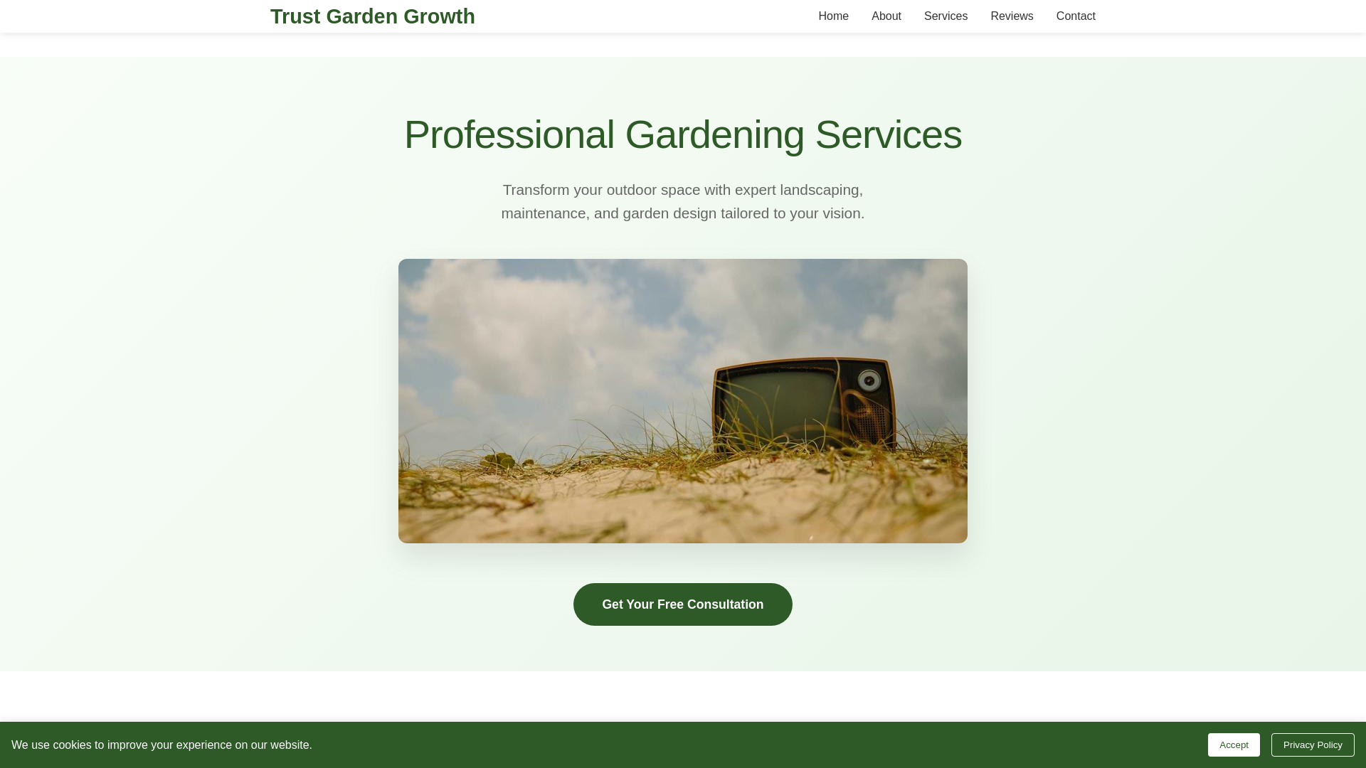 website screenshot of https://trustgardengrowth.cyou/