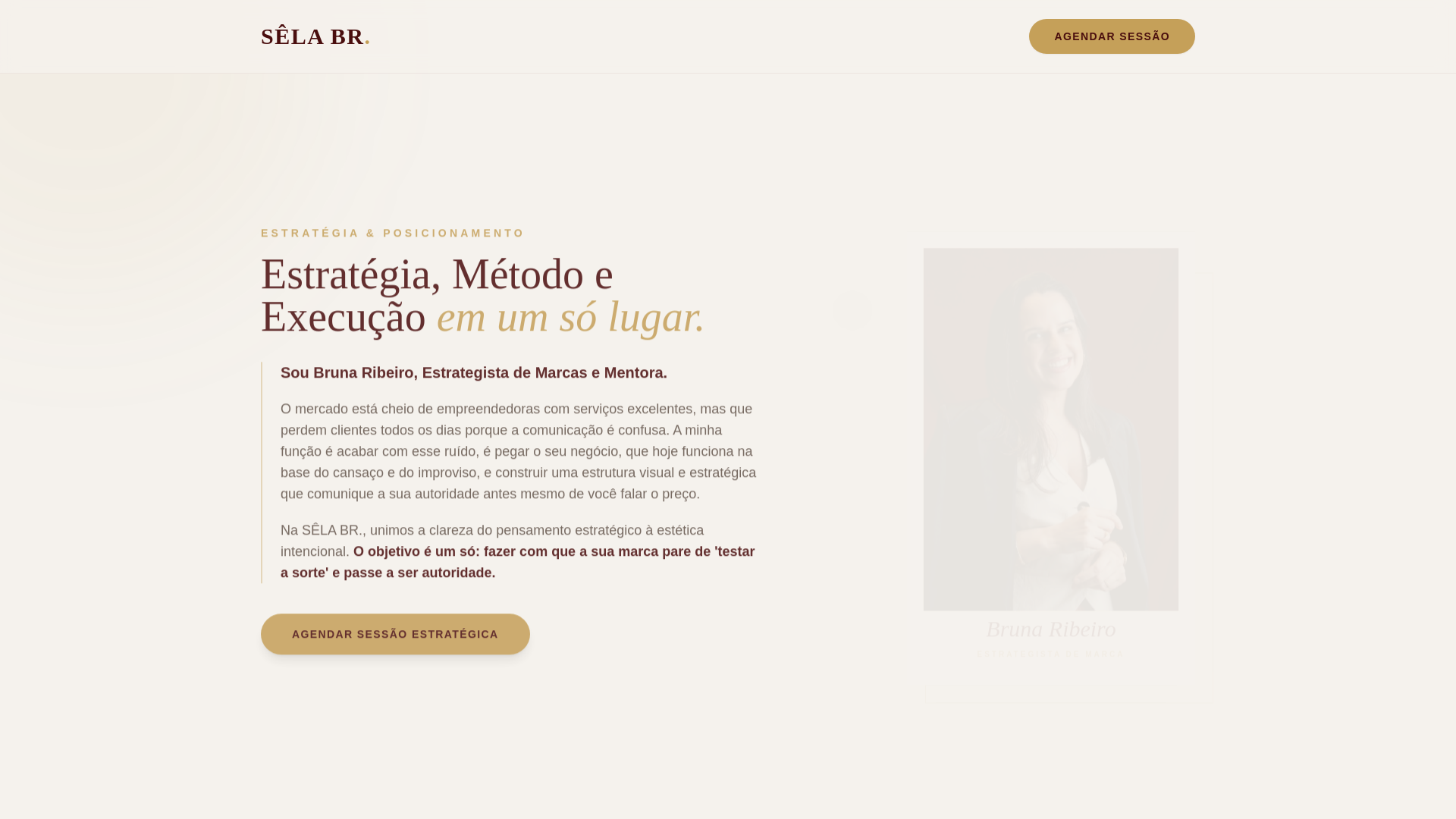 website screenshot of https://brunaribeiromarcas.com.br/