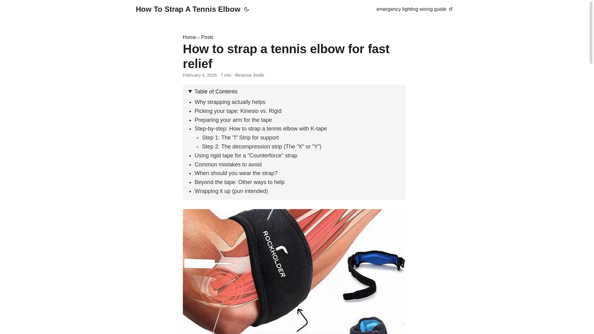 website screenshot of https://how-to-strap-a-tennis-elbow.pages.dev/