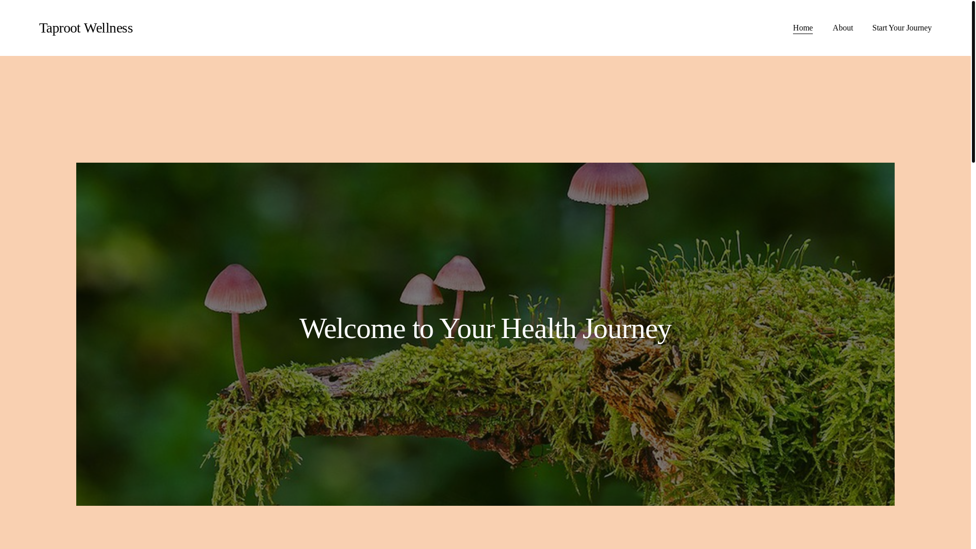 website screenshot of https://taprootcollective.ca/