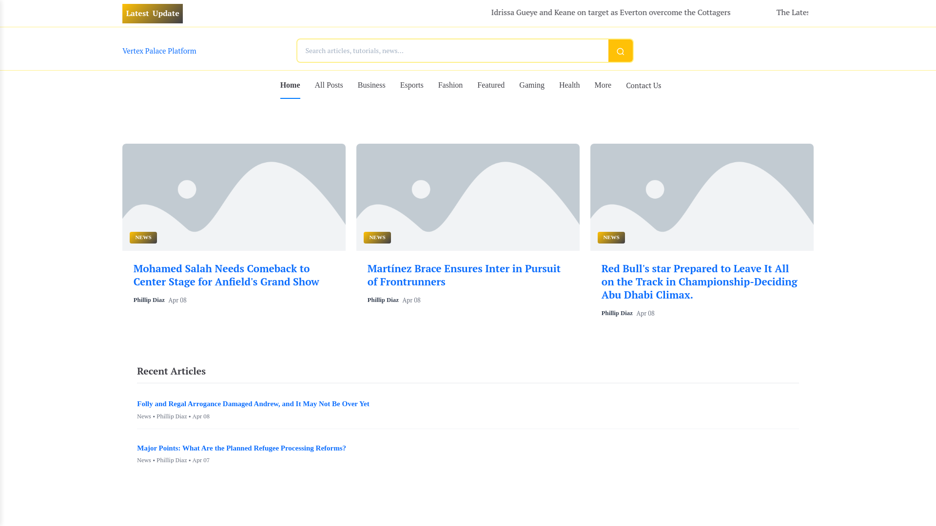 website screenshot of https://vertexpalaceplatform.nl/