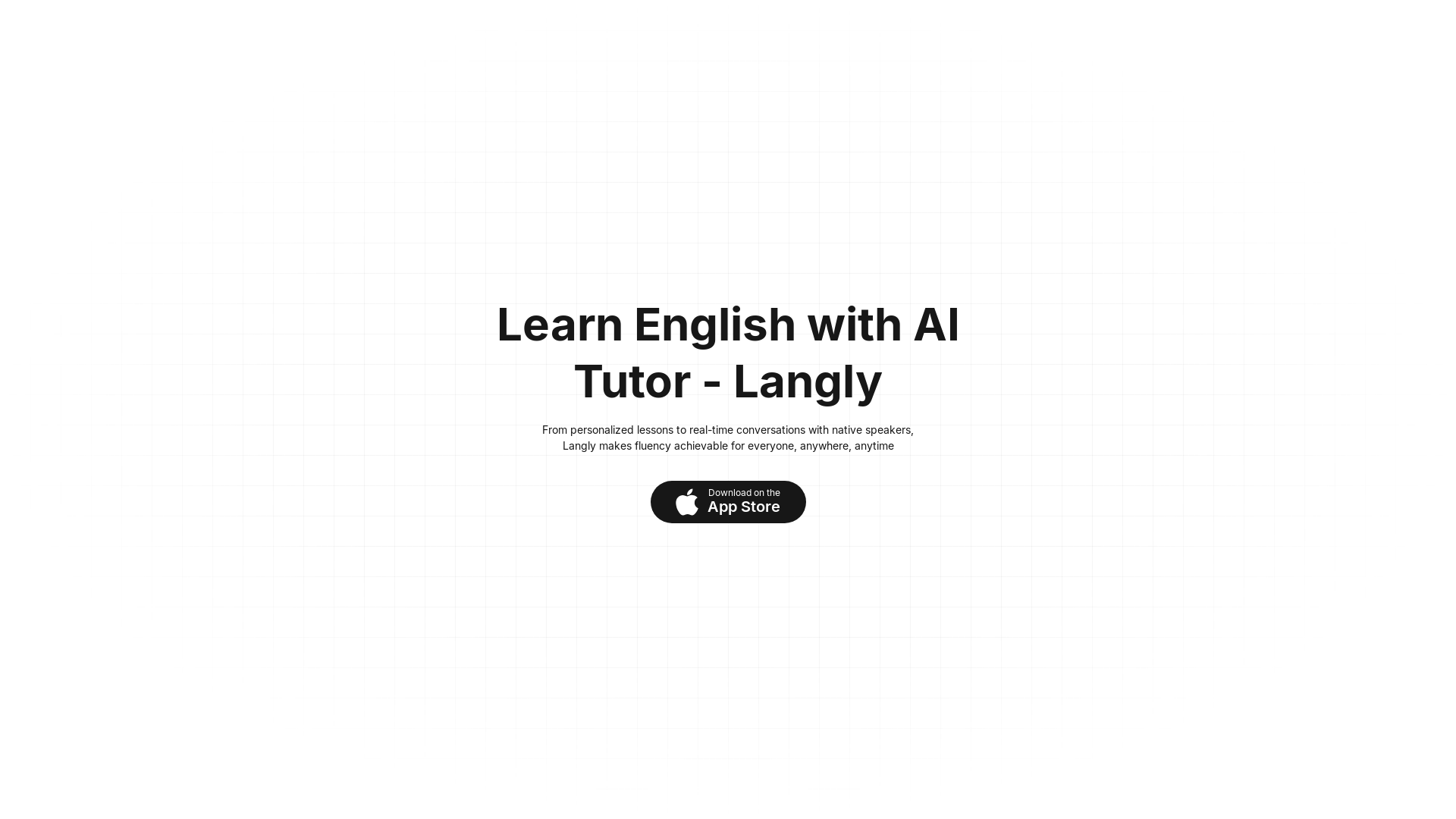 website screenshot of https://langly-landing.pages.dev/