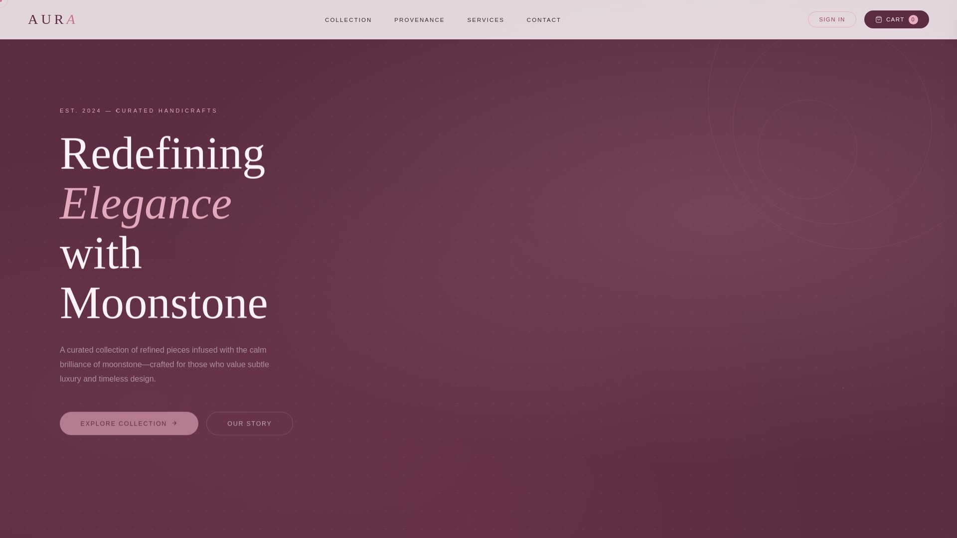 website screenshot of https://aurahandicraftspv.pages.dev/