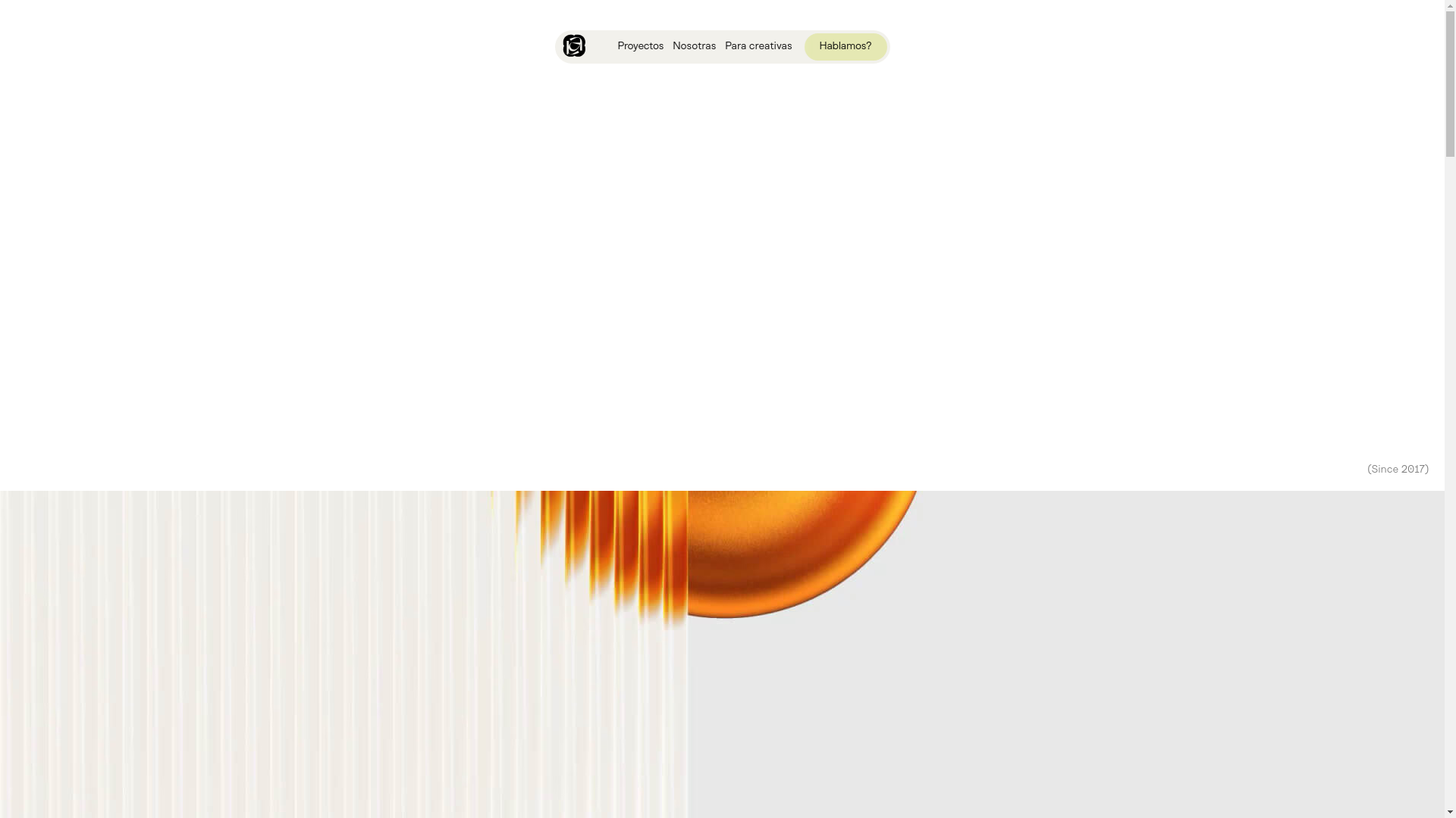 website screenshot of https://agenciarosa.co/