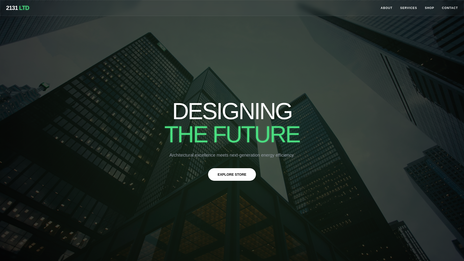 website screenshot of https://2131ltd.shop/