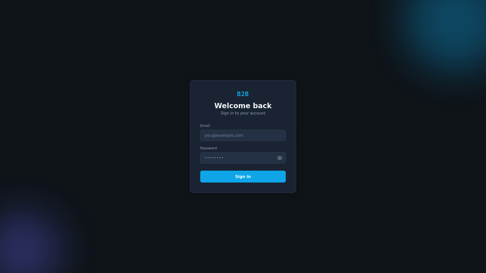 website screenshot of https://ilikeb2b-frontend.pages.dev/