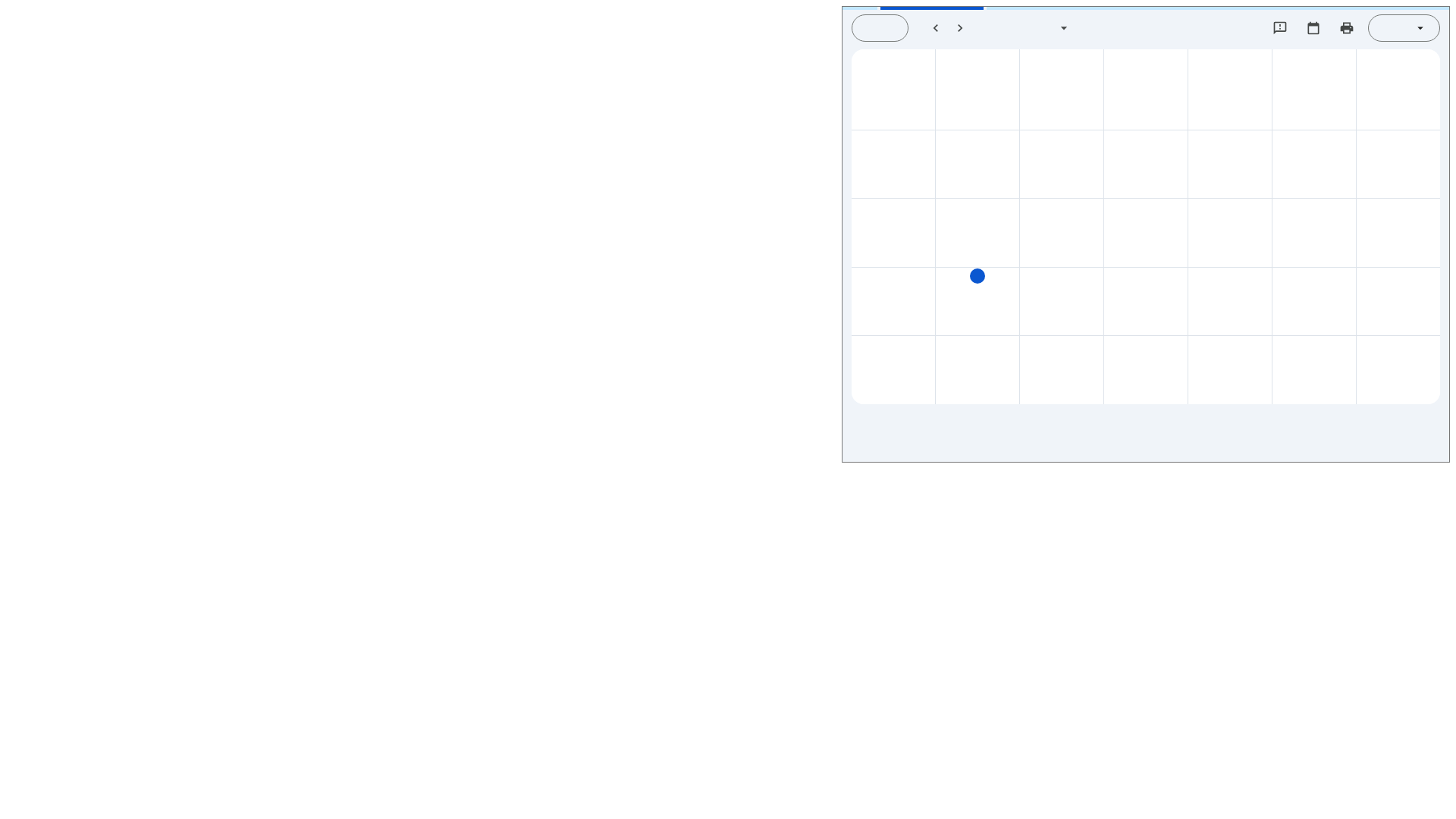 website screenshot of https://google-calender-demo-1.pages.dev/
