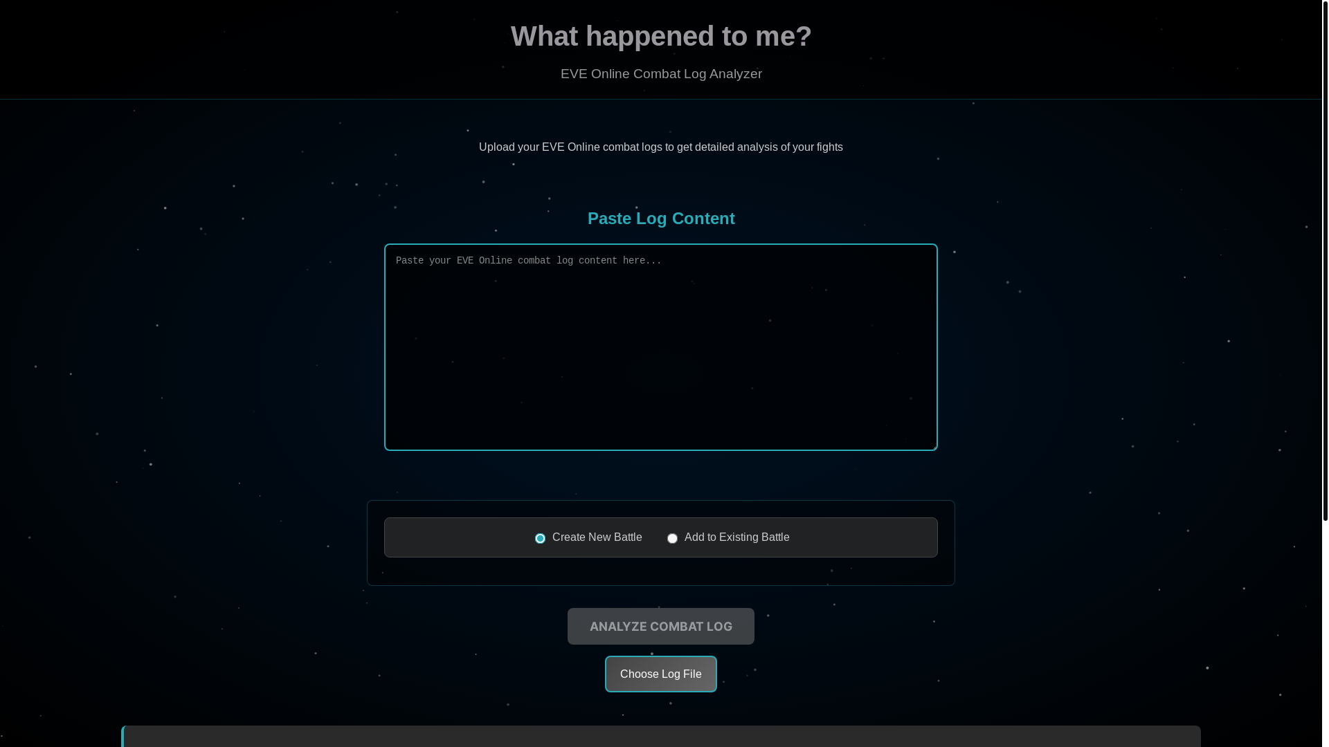 website screenshot of https://eve-combat-log-analyzer.pages.dev/