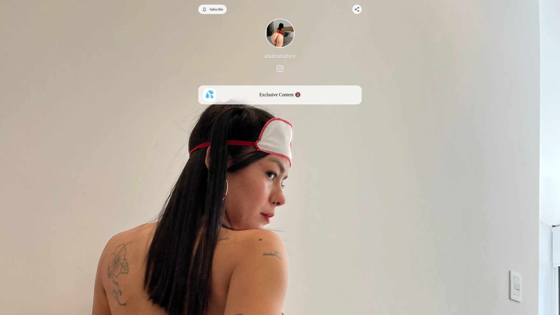 website screenshot of https://andreababyy.com/