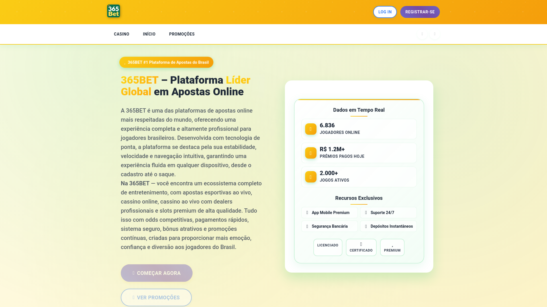 website screenshot of https://365bet-brazil.com