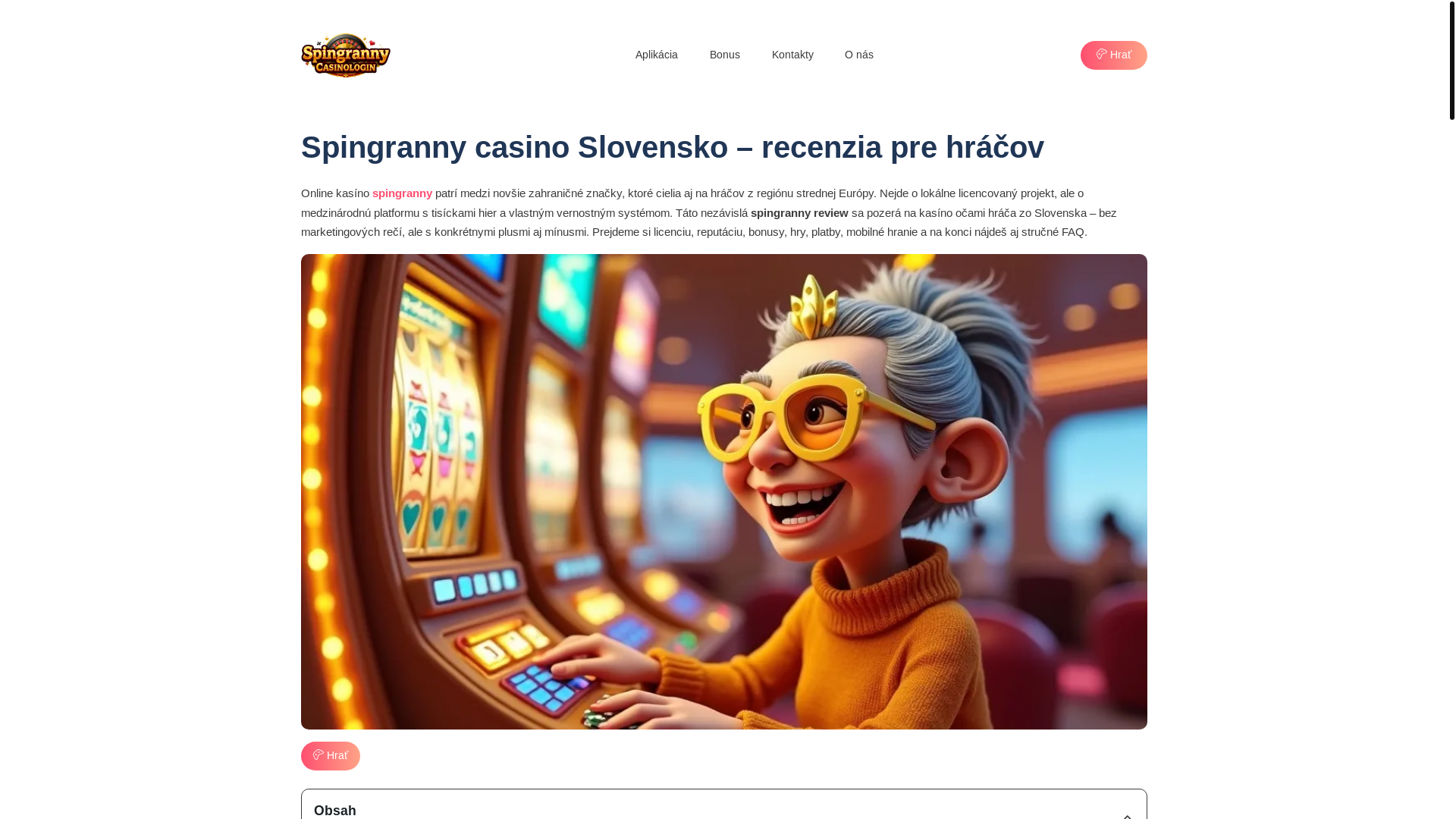 website screenshot of https://spingranny-casinologin-sk.pages.dev/