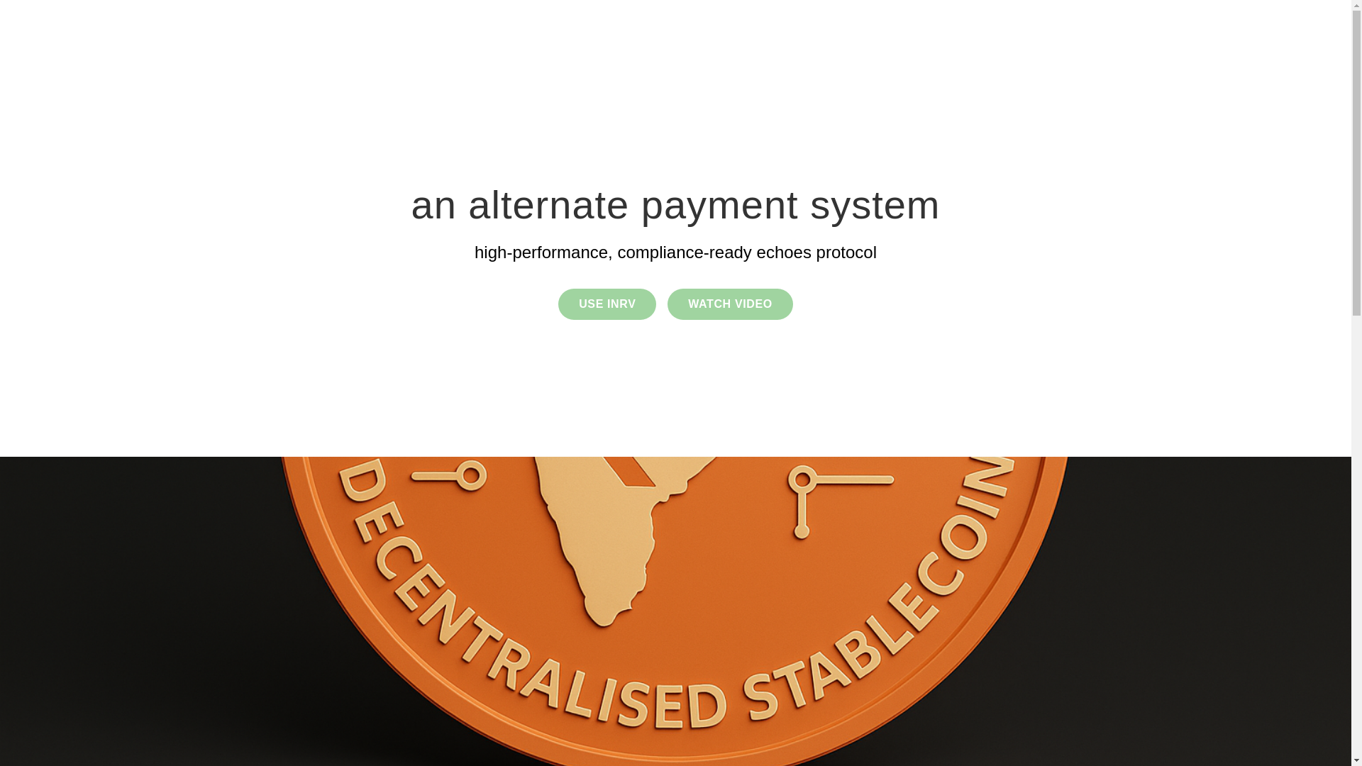 website screenshot of https://echoes.cash/
