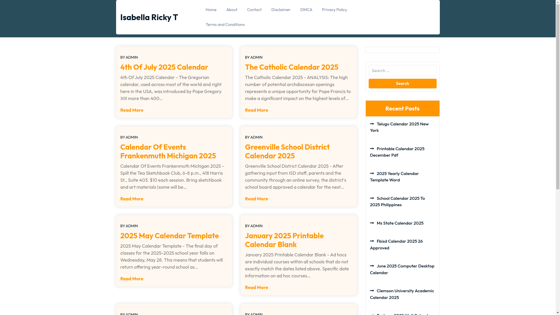 website screenshot of https://isabellarickyt.pages.dev/