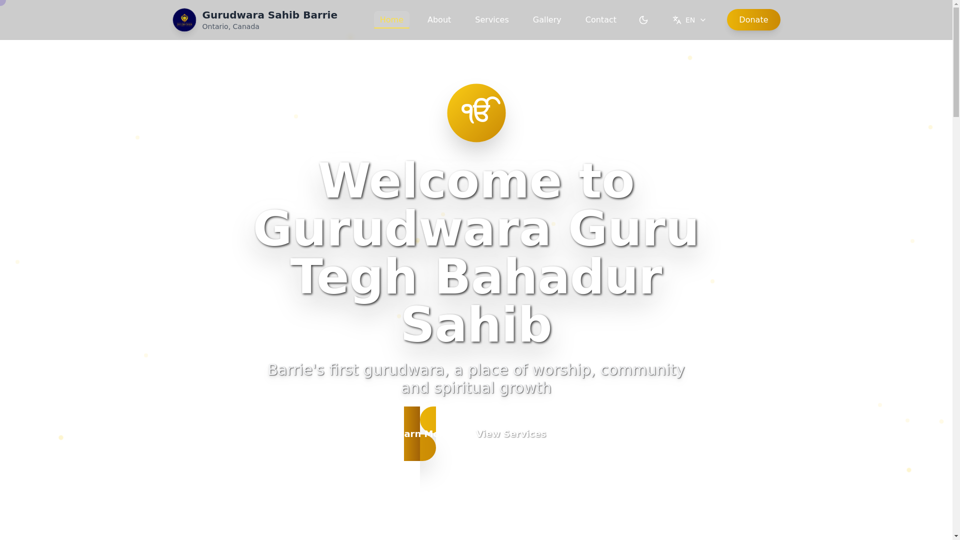website screenshot of https://sgtbreligioussociety.com/