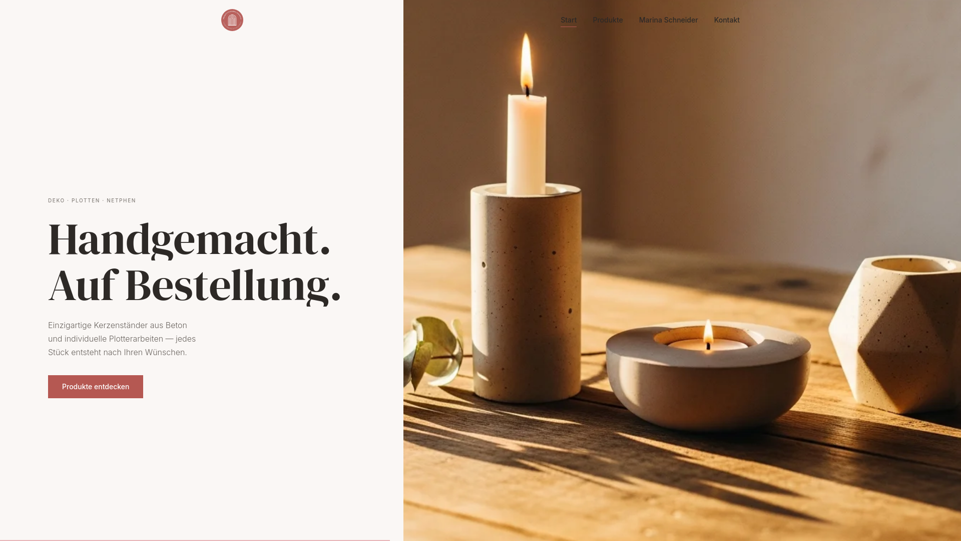 website screenshot of https://schneider-marina.de/