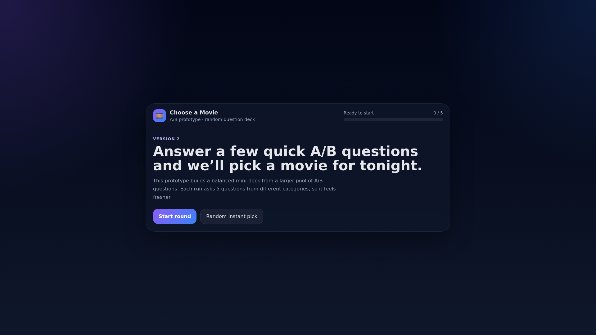 website screenshot of https://pickmovietonight.com/