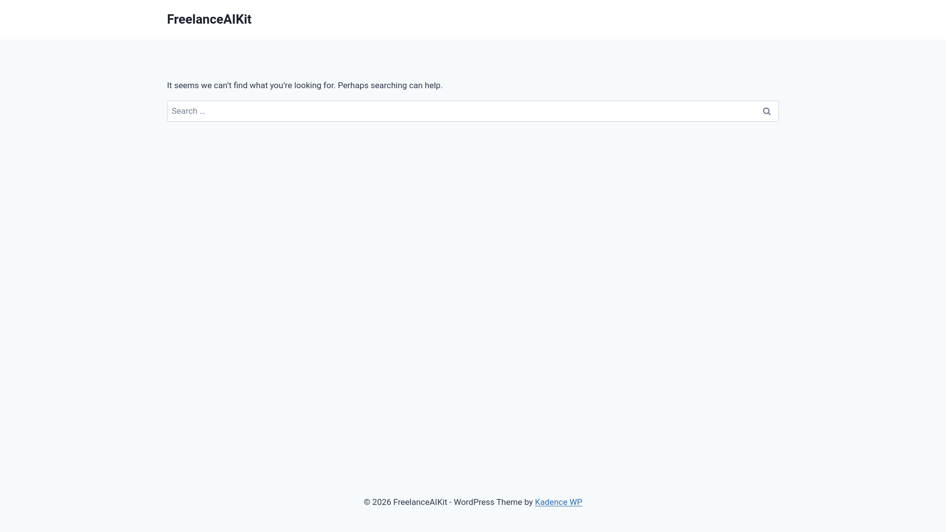 website screenshot of https://freelanceaikit.com/