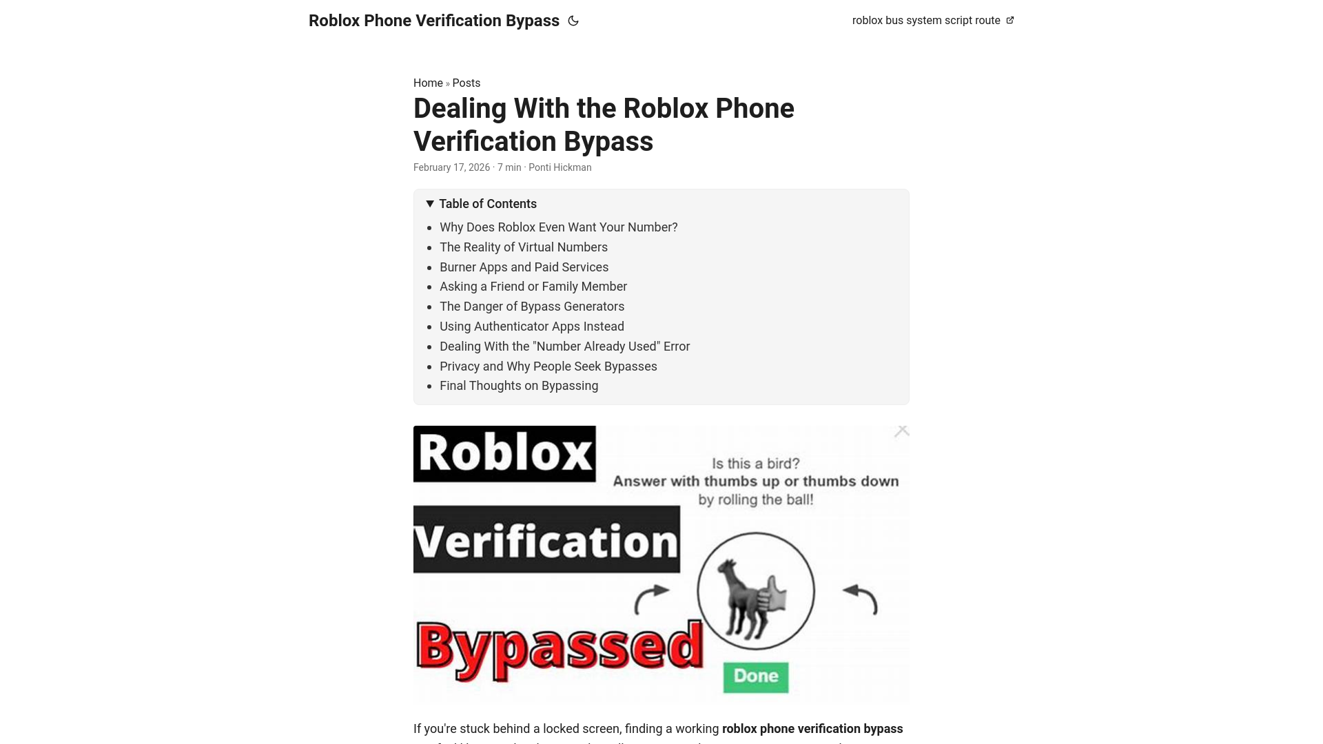 website screenshot of https://roblox-phone-verification-bypass.pages.dev/