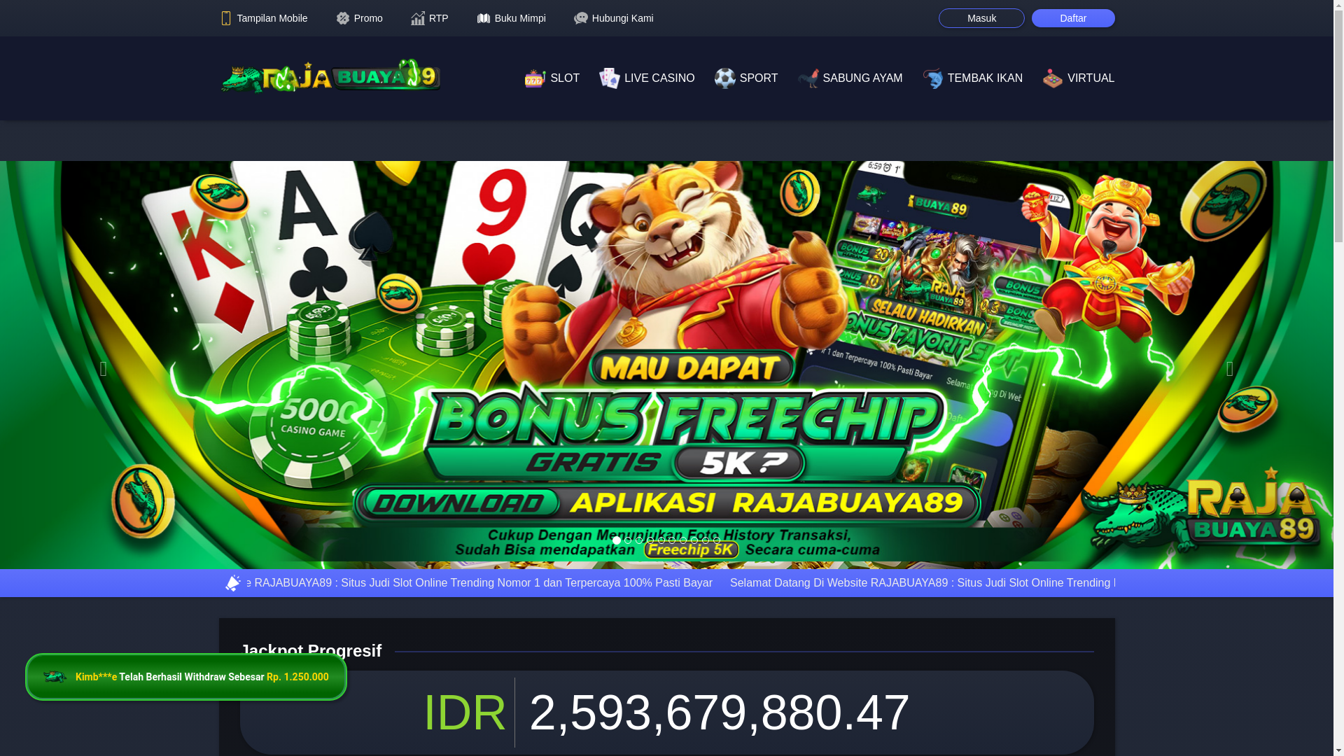 website screenshot of https://rjbuaya89-ultimax.top/