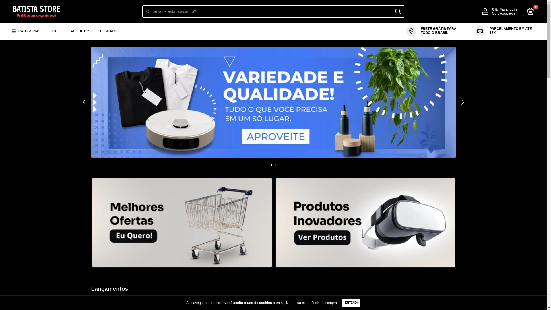 website screenshot of https://batistastorebrasil.com.br/