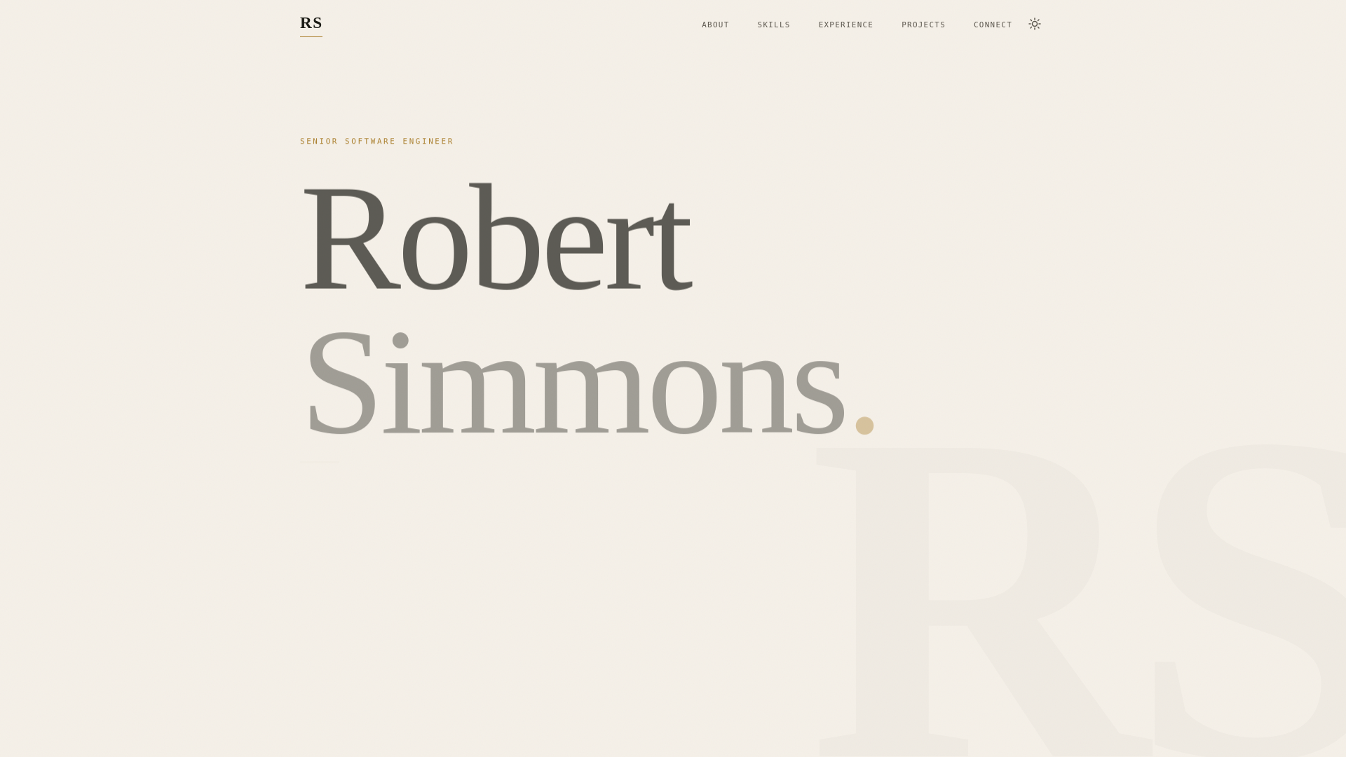 website screenshot of https://robsimmons.dev/