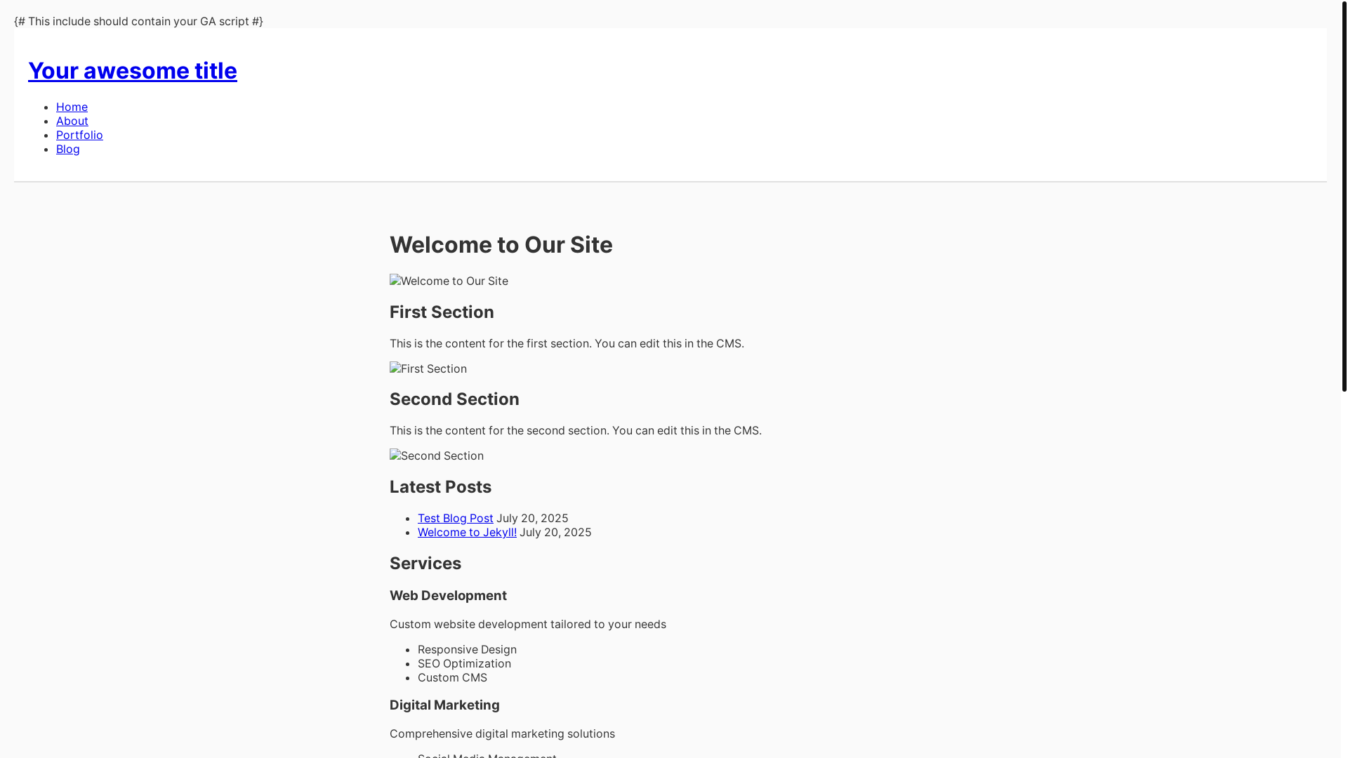 website screenshot of https://jekyll-template-master.pages.dev/