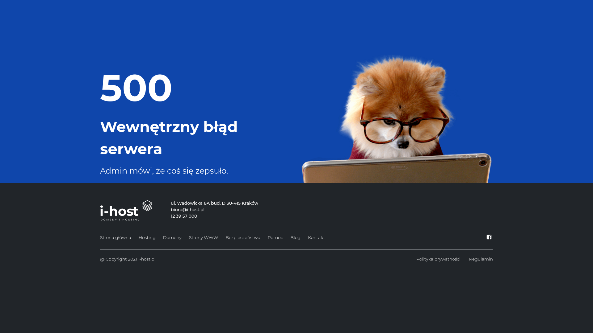 website screenshot of https://stomatologiabajda.pl/