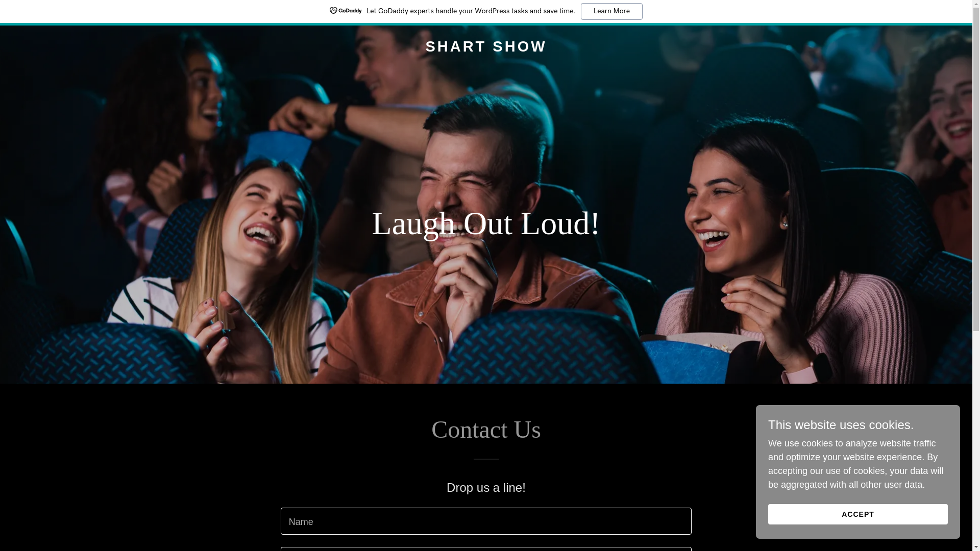website screenshot of https://shart.show/