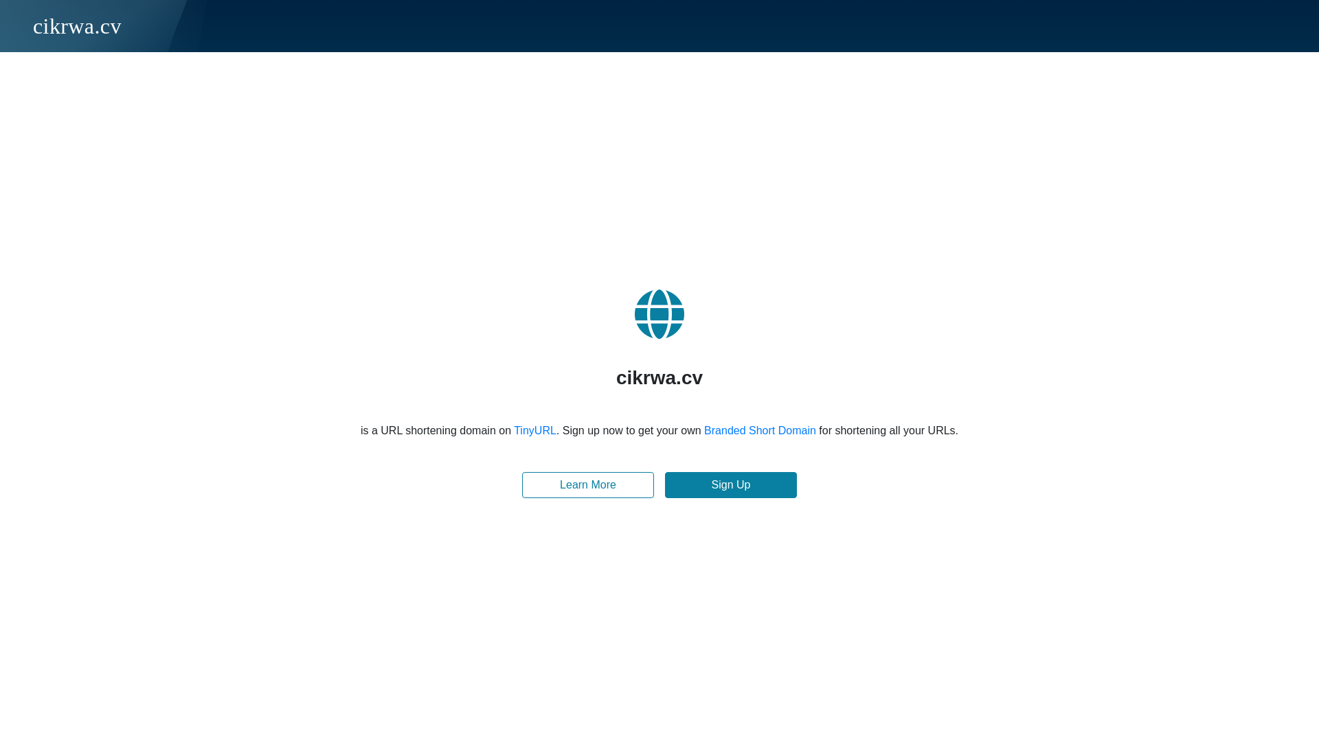 website screenshot of https://cikrwa.cv/