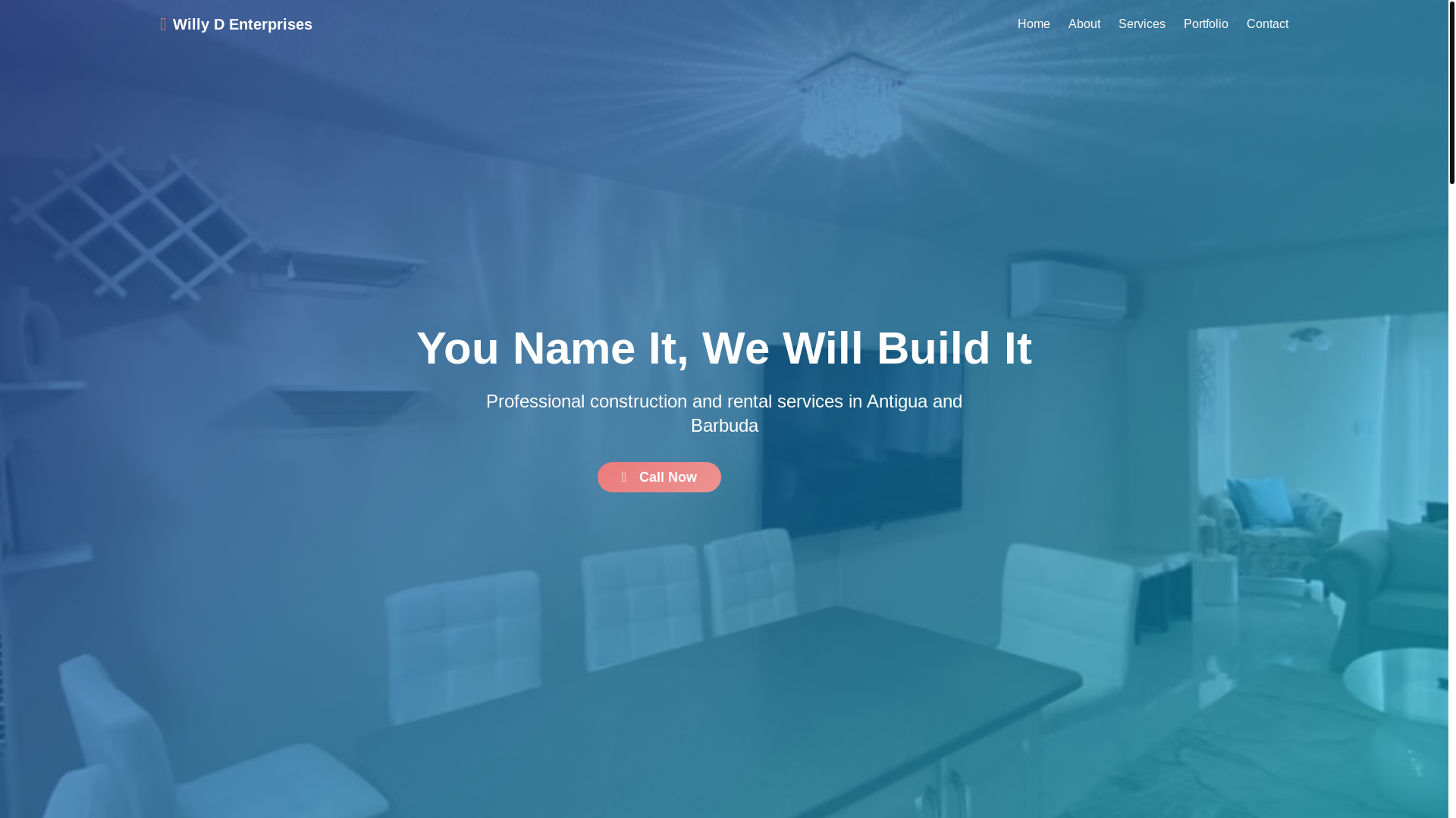 website screenshot of https://willydenterprises.com/