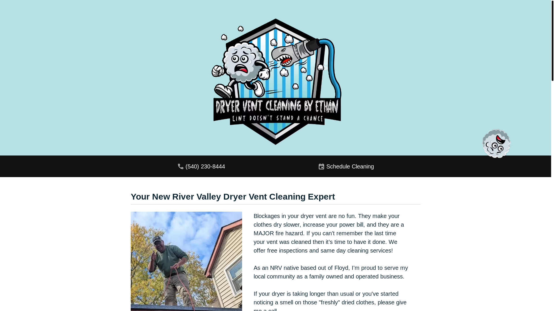 website screenshot of https://dryer-vent-cleaning-by-ethan.pages.dev/