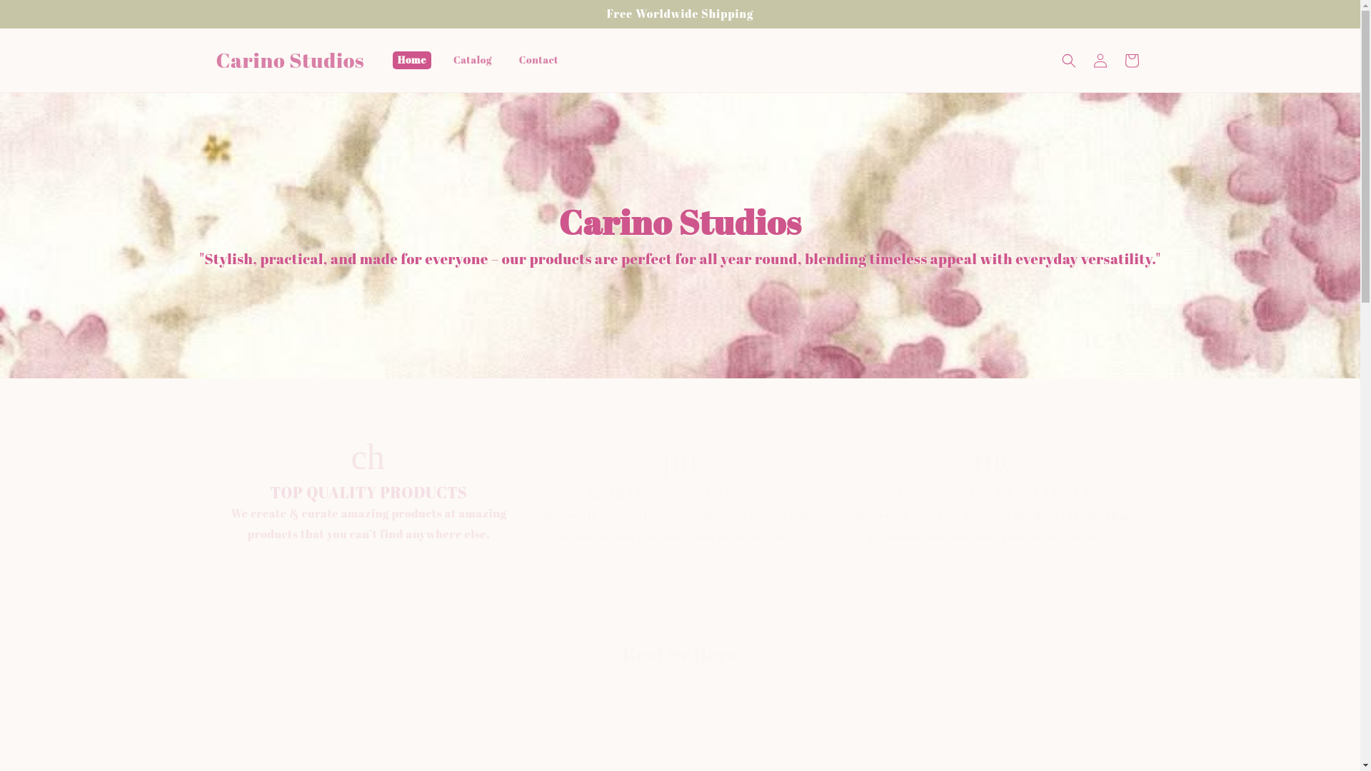 website screenshot of https://thecarinostudios.com/