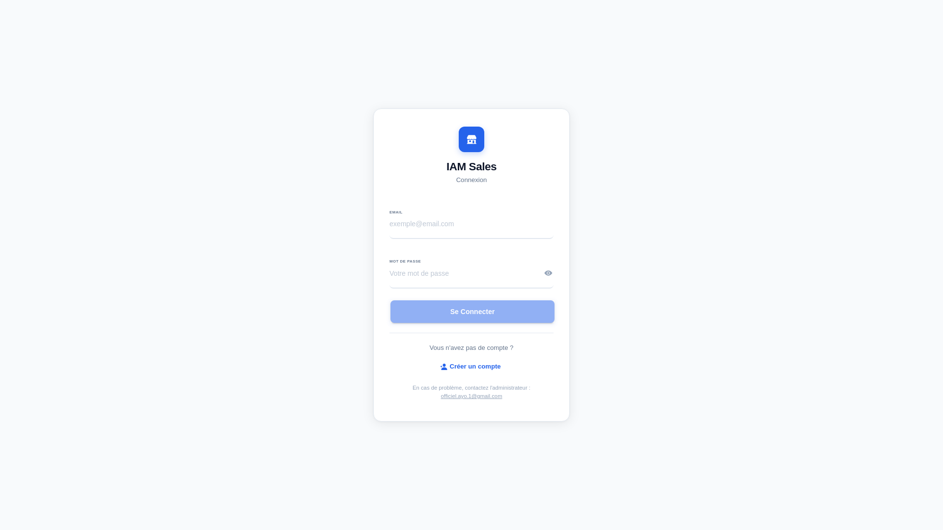 website screenshot of https://iam-sales.com/