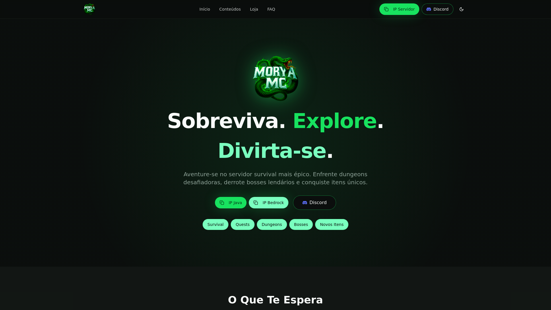 website screenshot of https://www.moryamc.com/