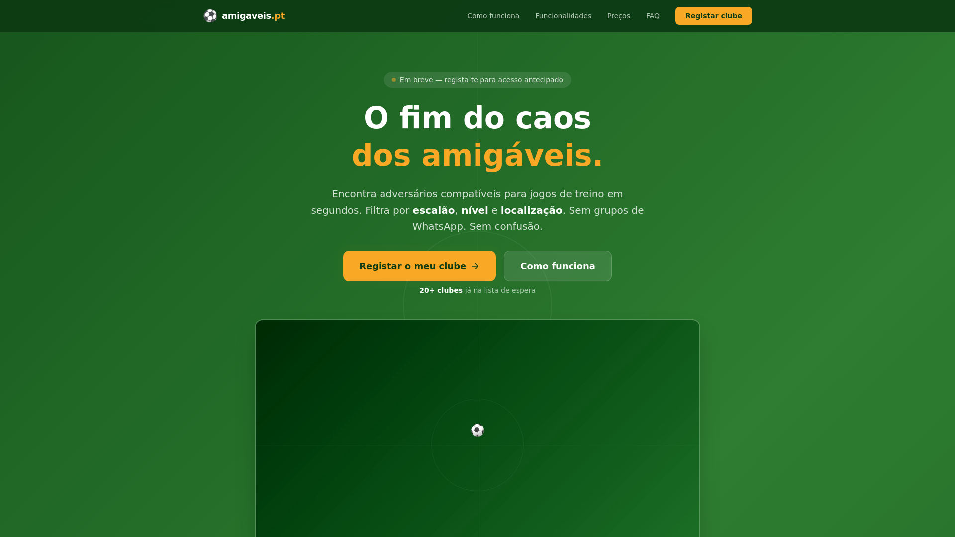 website screenshot of https://amigaveis.pt/