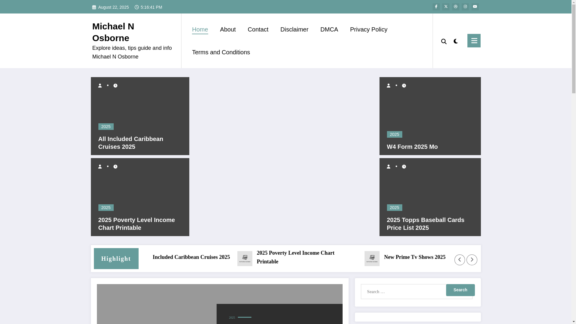 website screenshot of https://michaelnosborne.pages.dev/