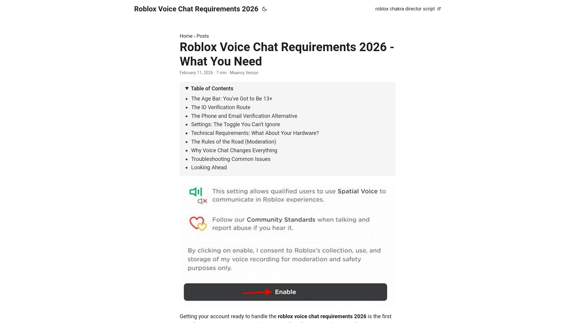 website screenshot of https://roblox-voice-chat-requirements-2026.pages.dev/
