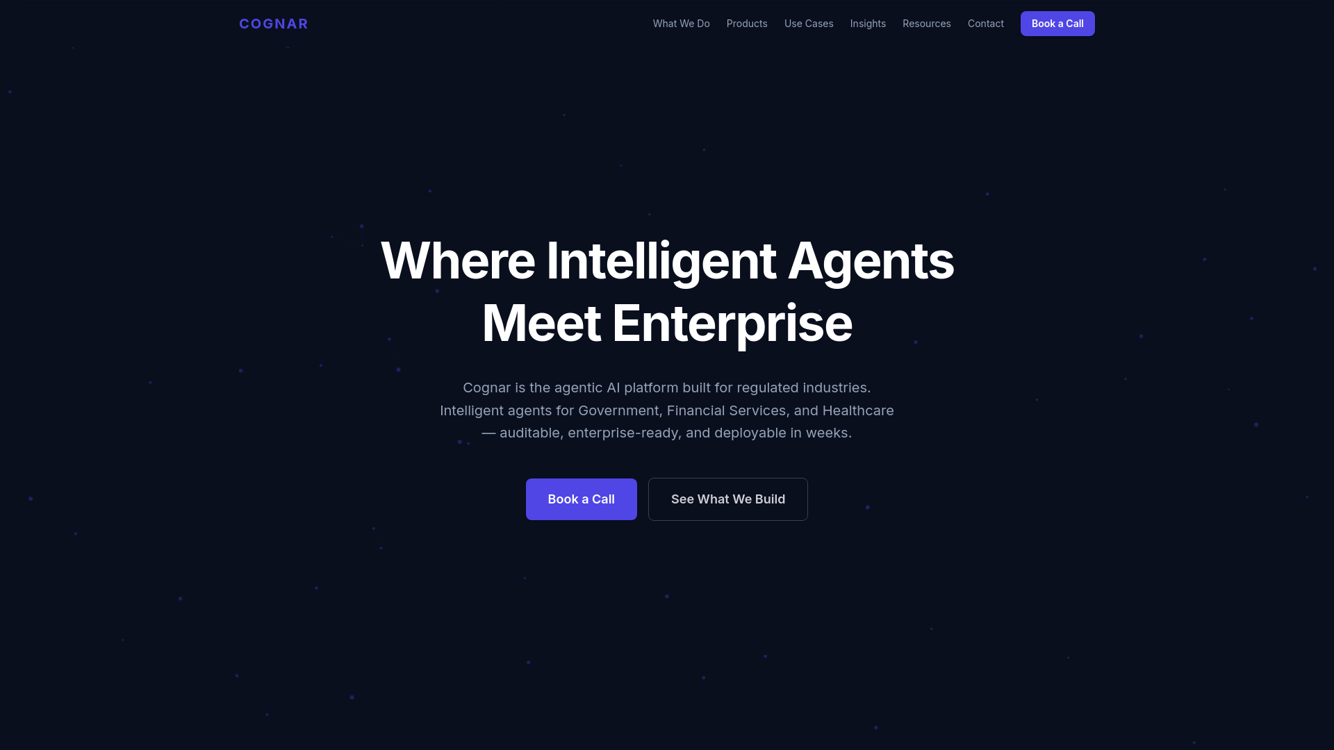 website screenshot of https://cognar.ai/