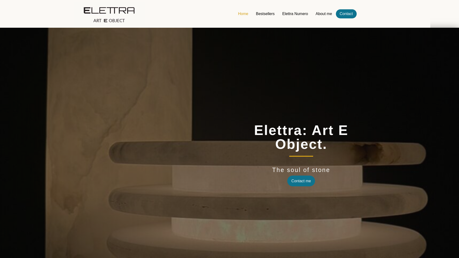 website screenshot of https://elettra-official.nl/