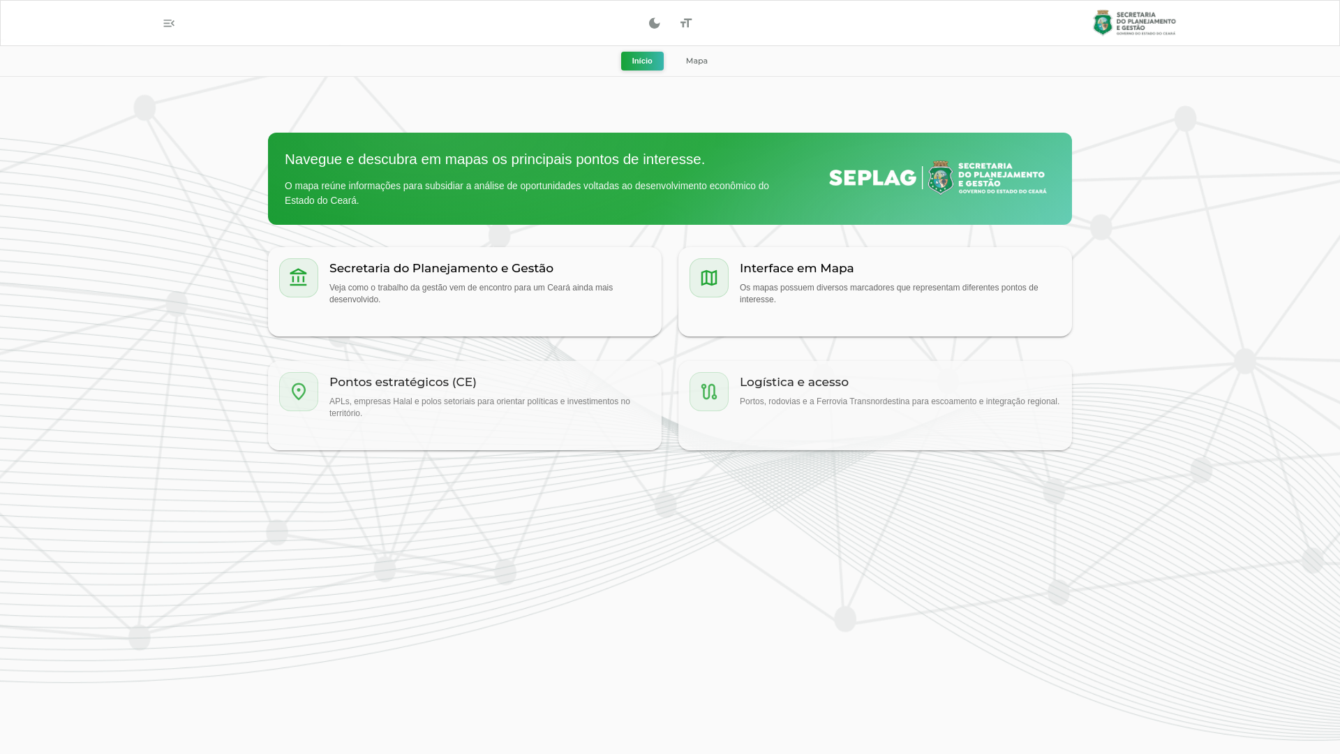 website screenshot of https://mapa-densenvolvimento.pages.dev/
