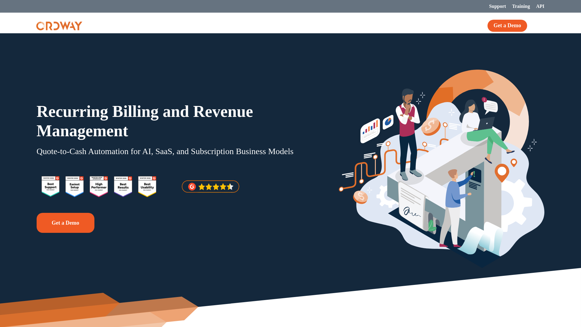 website screenshot of https://ordwaysystems.com